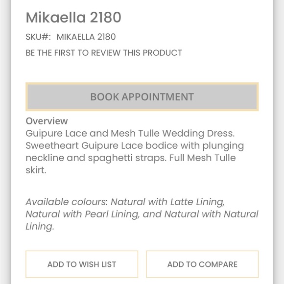 Mikaella 2180 Wedding Dress - Picture 5 of 5